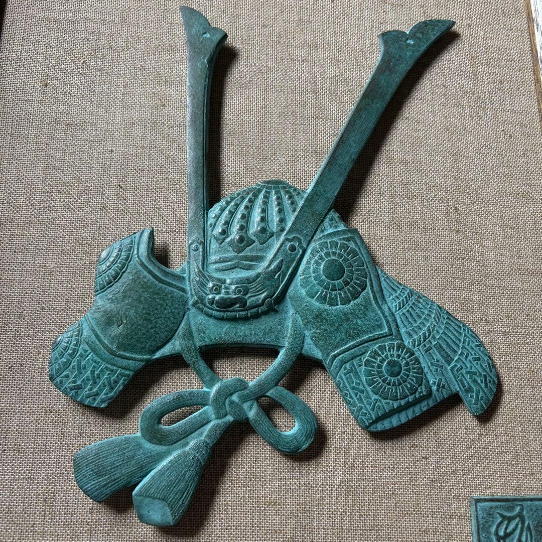 銀座 和光 WAKO 兜　カブト　星兜　額縁　端午の節句　三菱鉛筆