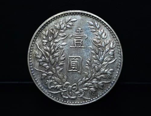 中国 銀貨 中華民国三年造袁世凱