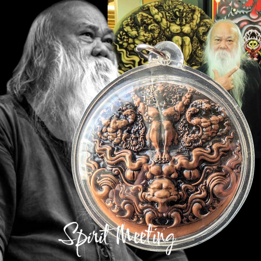 神聖芸術　太陽宇宙　世界的芸術家アジャンタワン師73周年　北部法王開眼