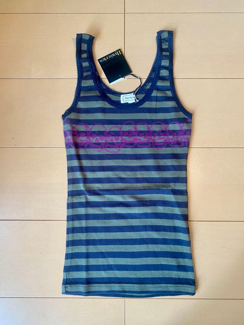 新品　初期　ヒステリックグラマー '90 スカル柄　ドクロ　タンクトップ　Y2K