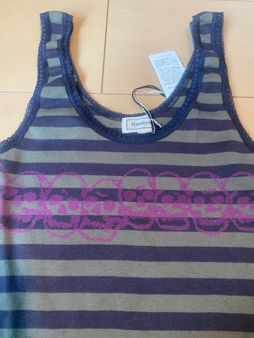 新品　初期　ヒステリックグラマー '90 スカル柄　ドクロ　タンクトップ　Y2K