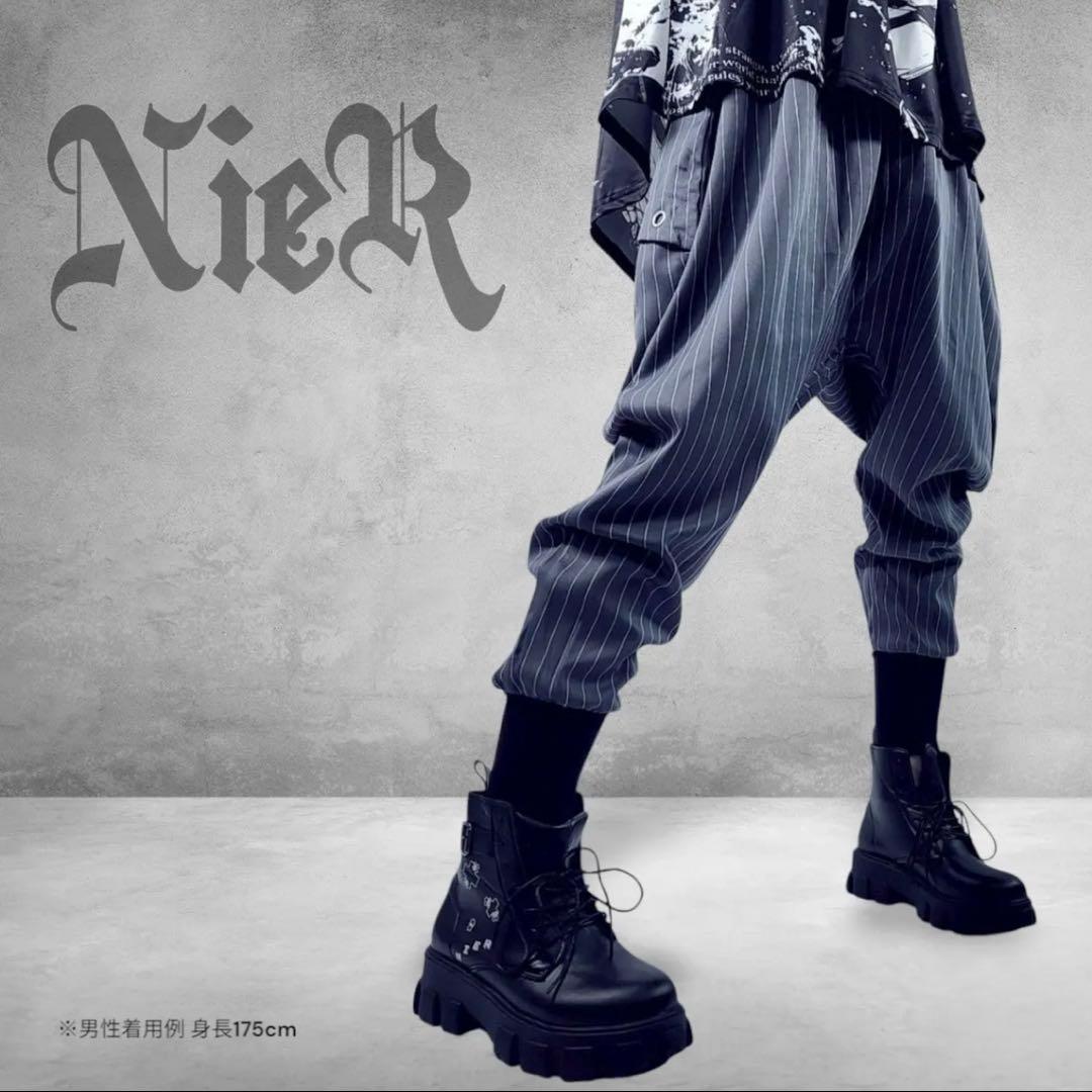 パンツ NieR STYLISH GRAY SARROUEL PANTS
