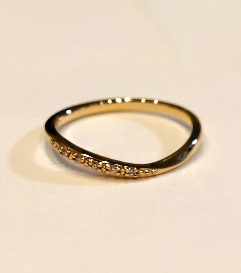 美品　VENDOME青山　ダイヤモンドリングk18　YG