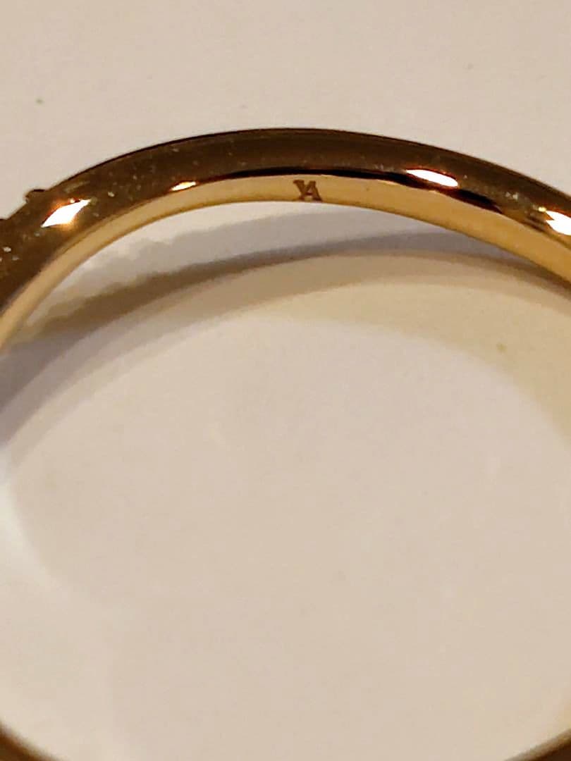 美品　VENDOME青山　ダイヤモンドリングk18　YG