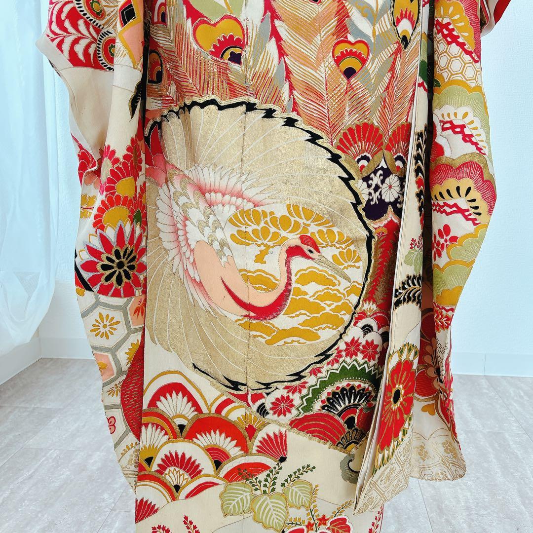 アンティーク　大正ロマン　花嫁衣装　引き振り　振袖　古美術　骨董品