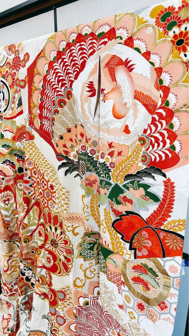 アンティーク　大正ロマン　花嫁衣装　引き振り　振袖　古美術　骨董品