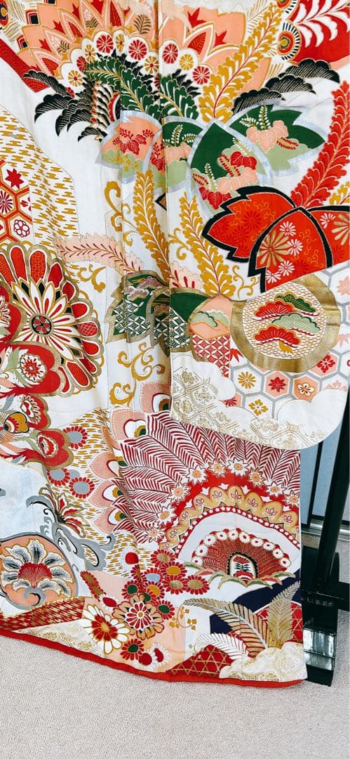 アンティーク　大正ロマン　花嫁衣装　引き振り　振袖　古美術　骨董品