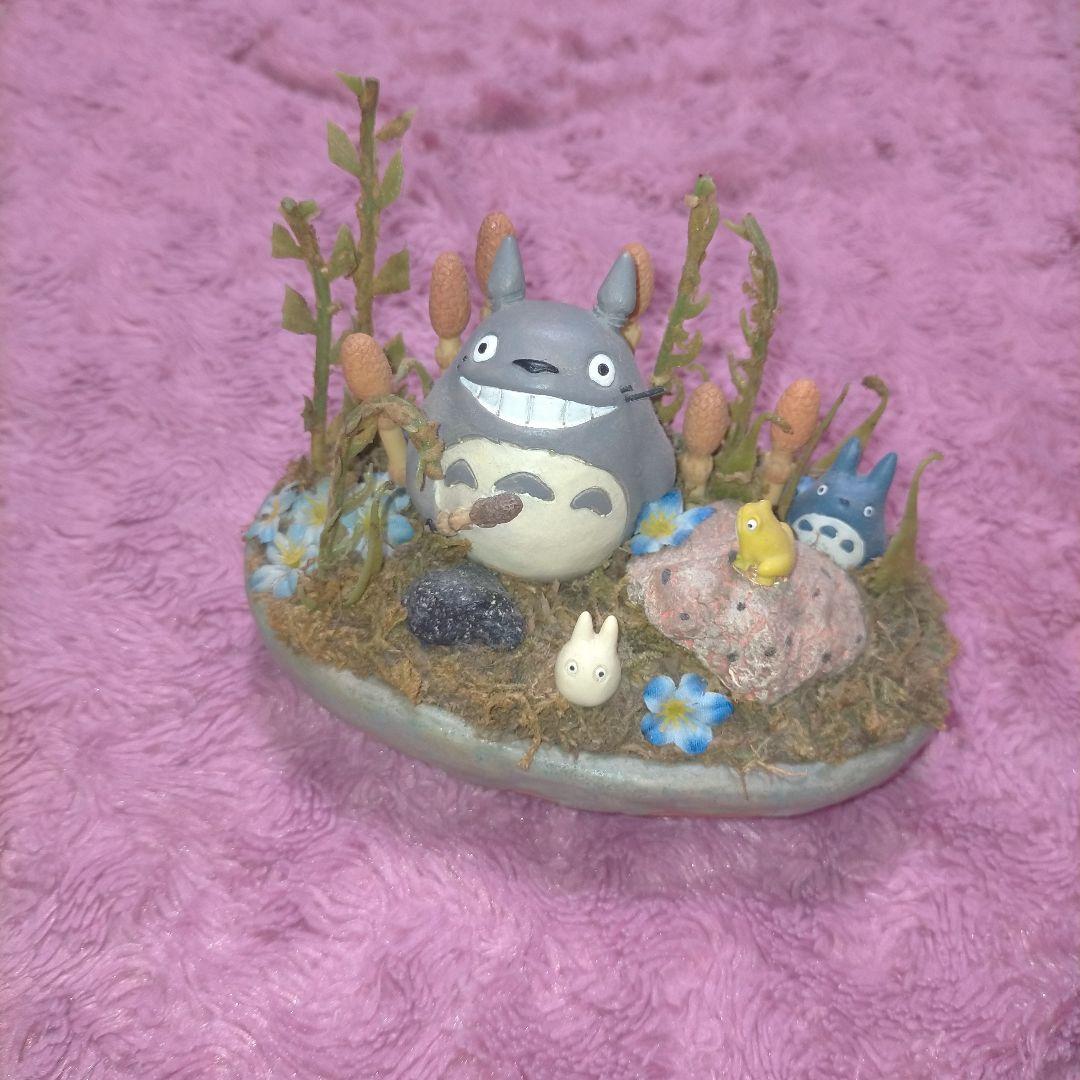 廃盤‼️激レア‼️となりのトトロ トトロ3匹 置物 陶器製 約15cm
