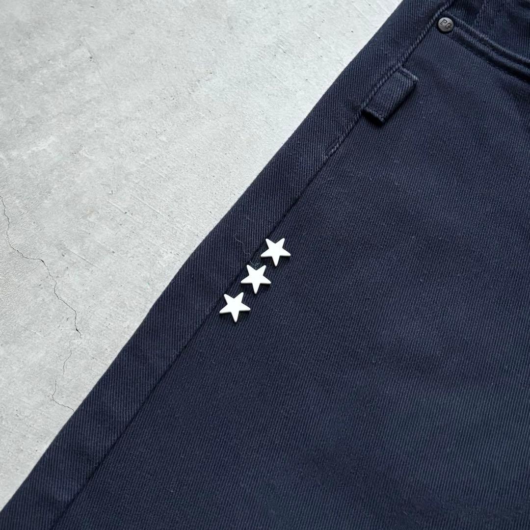 PEARLY GATES ストレッチロングパンツ 裏起毛 星条旗ワッペン 00