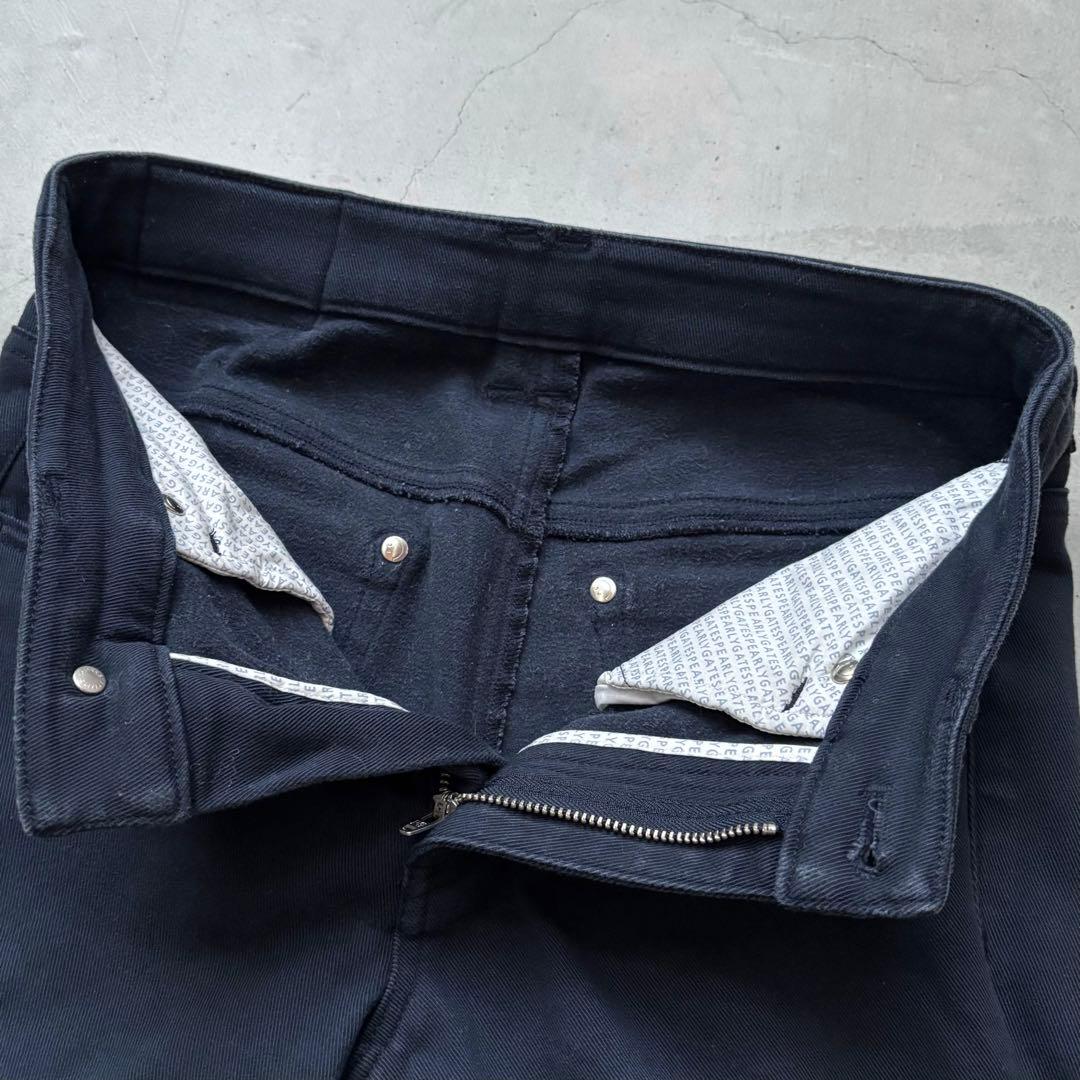 PEARLY GATES ストレッチロングパンツ 裏起毛 星条旗ワッペン 00