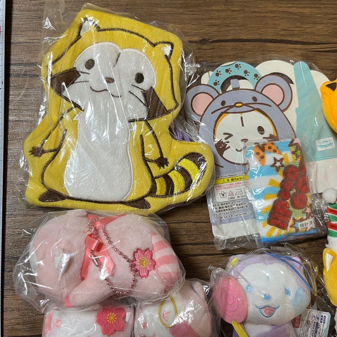 あらいぐまラスカル　ぬいぐるみマスコットなど詰め合わせセット