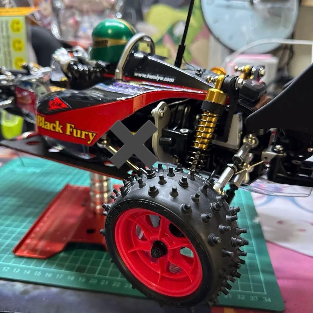 タミヤ1/10 アバンテ(2011)ブラックスペシャルメカ無し