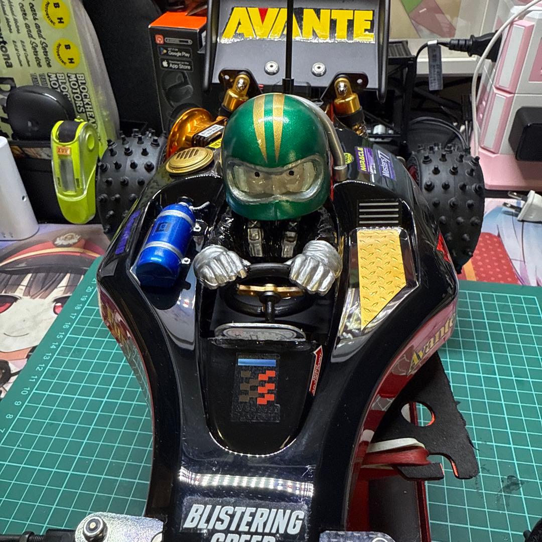 タミヤ1/10 アバンテ(2011)ブラックスペシャルメカ無し