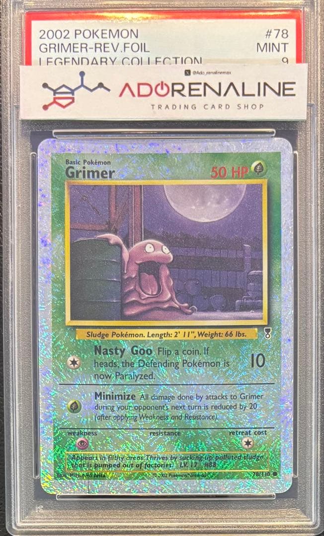 【PSA9】ベトベター 英語 リバホロ Legendary Collection