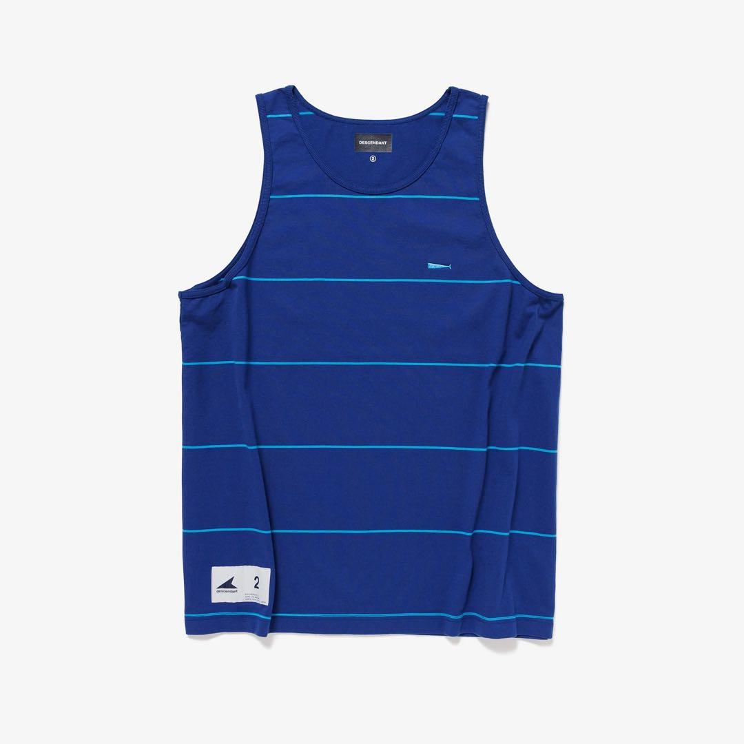 トップス 25ss DESCENDANT CACHALOT STRIPE TANK TOP
