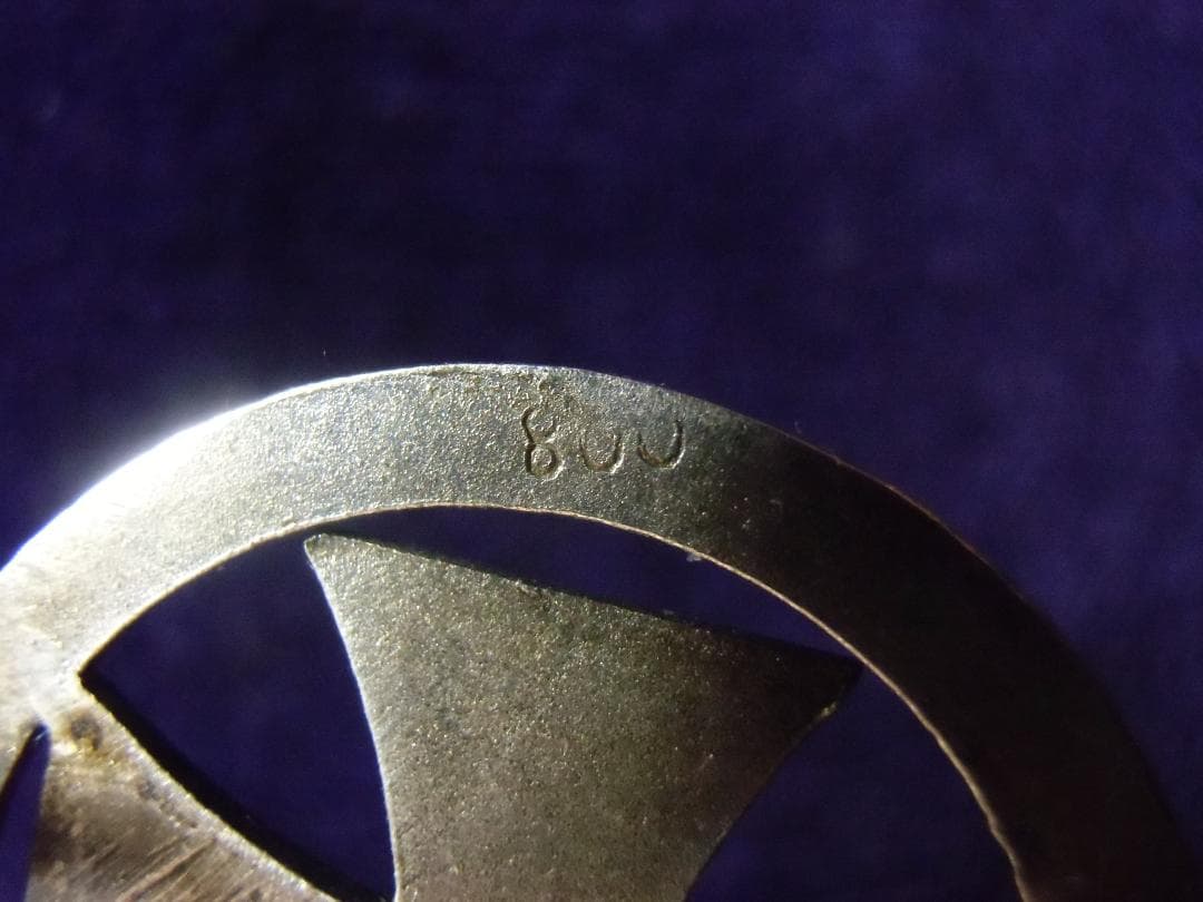 W帝政ドイツ軍/プロイセン王国＊１９１４鉄十字＊銀製ブローチ（実物）