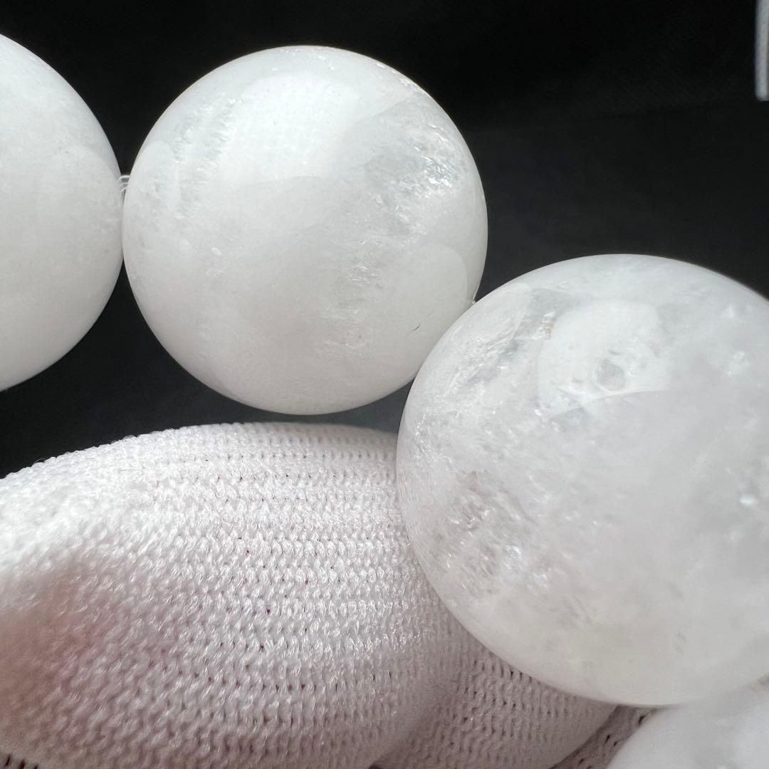 【77151】 超大玉 ホワイトガーデンクォーツ 20.8mm ブレスレット