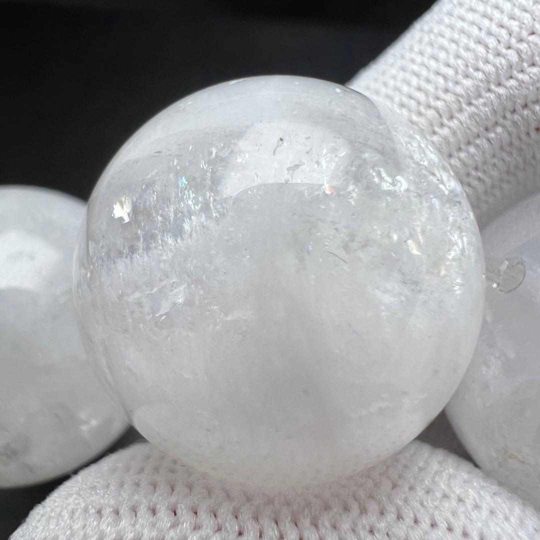 【77151】 超大玉 ホワイトガーデンクォーツ 20.8mm ブレスレット