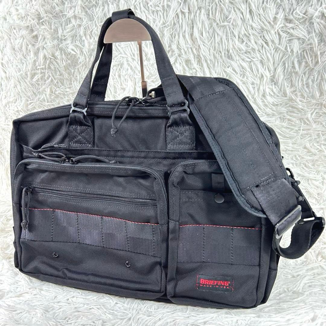 極美品✨BRIEFING モバイルライナー　2way 黒　ショルダーベルト