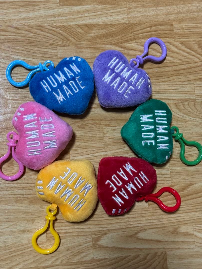 HUMAN MADE Stuffed Heart Key Charm 6セット
