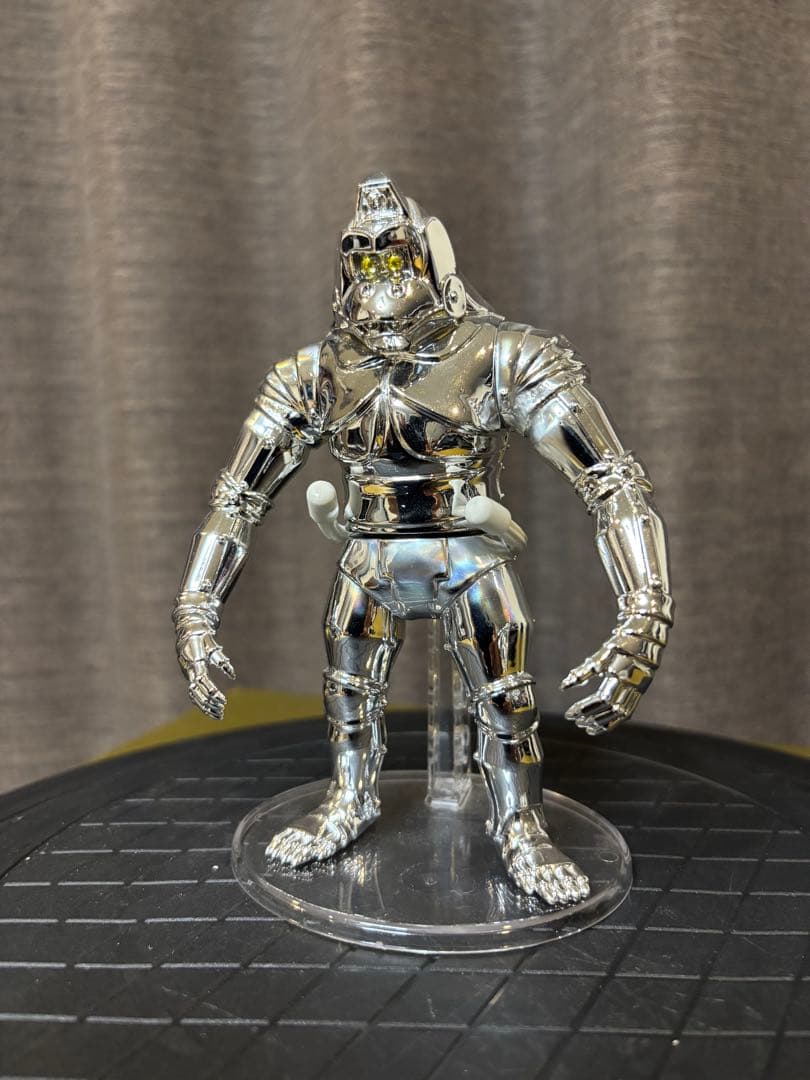 メカニコング 鏡面クロームメッキ仕様 ソフビ フィギュア オマケ付き