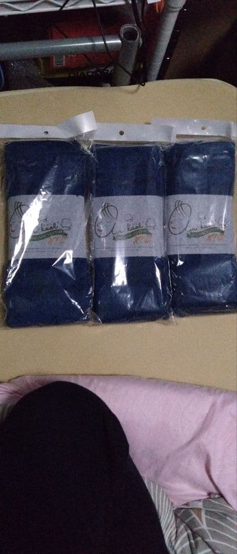 noripy　エアーかおる　フェイスタオル　青6枚 オレンジ6枚