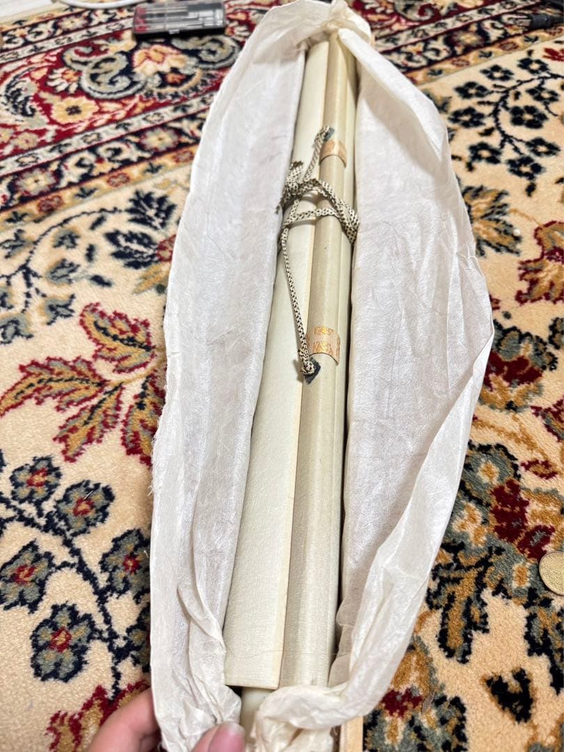 水墨画 掛軸 海辺の風景