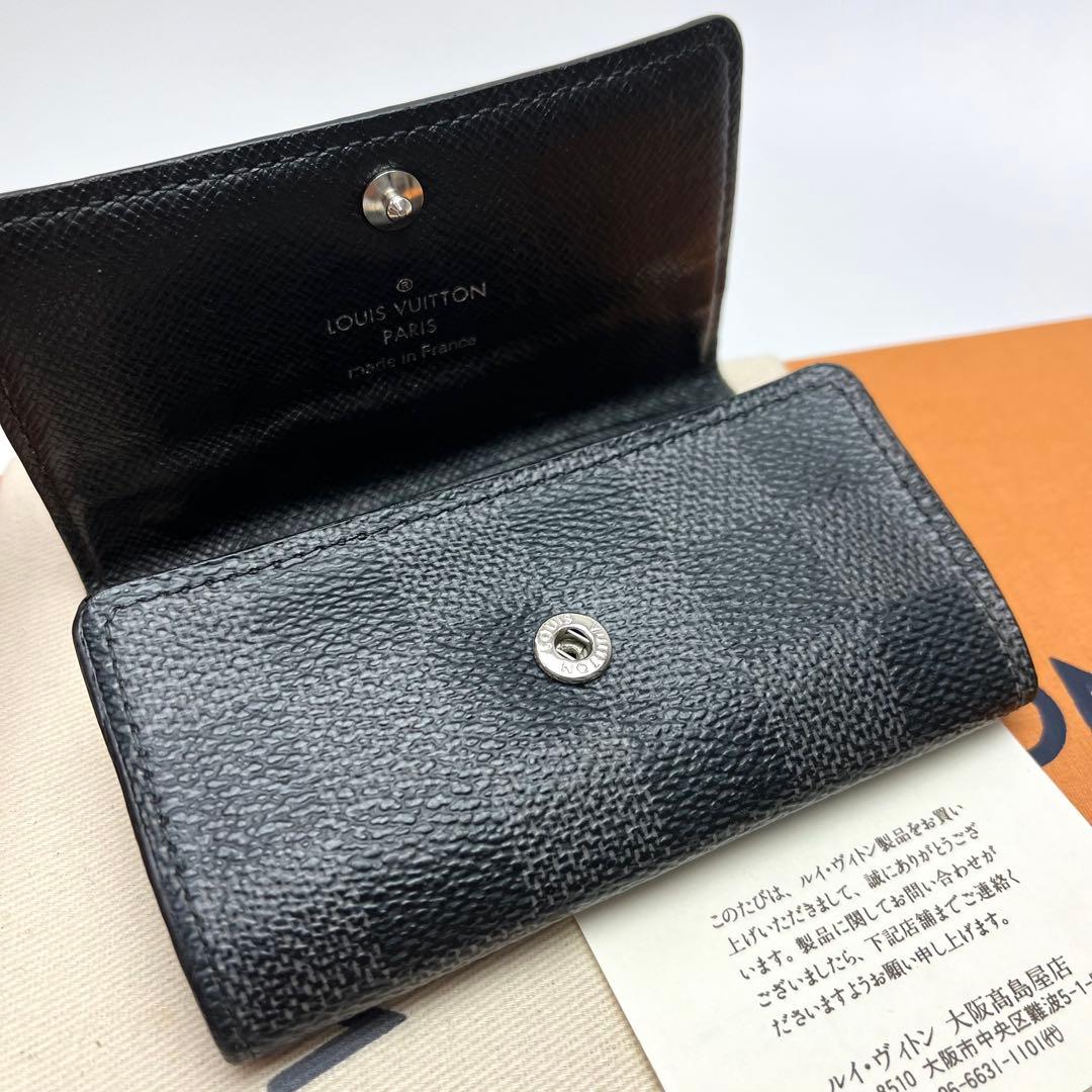 鑑定済 ルイヴィトン グラフィット キーケース6連
