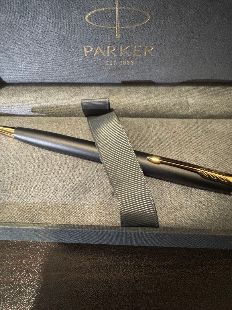 PARKER ボールペン 黒 専用ケース付き