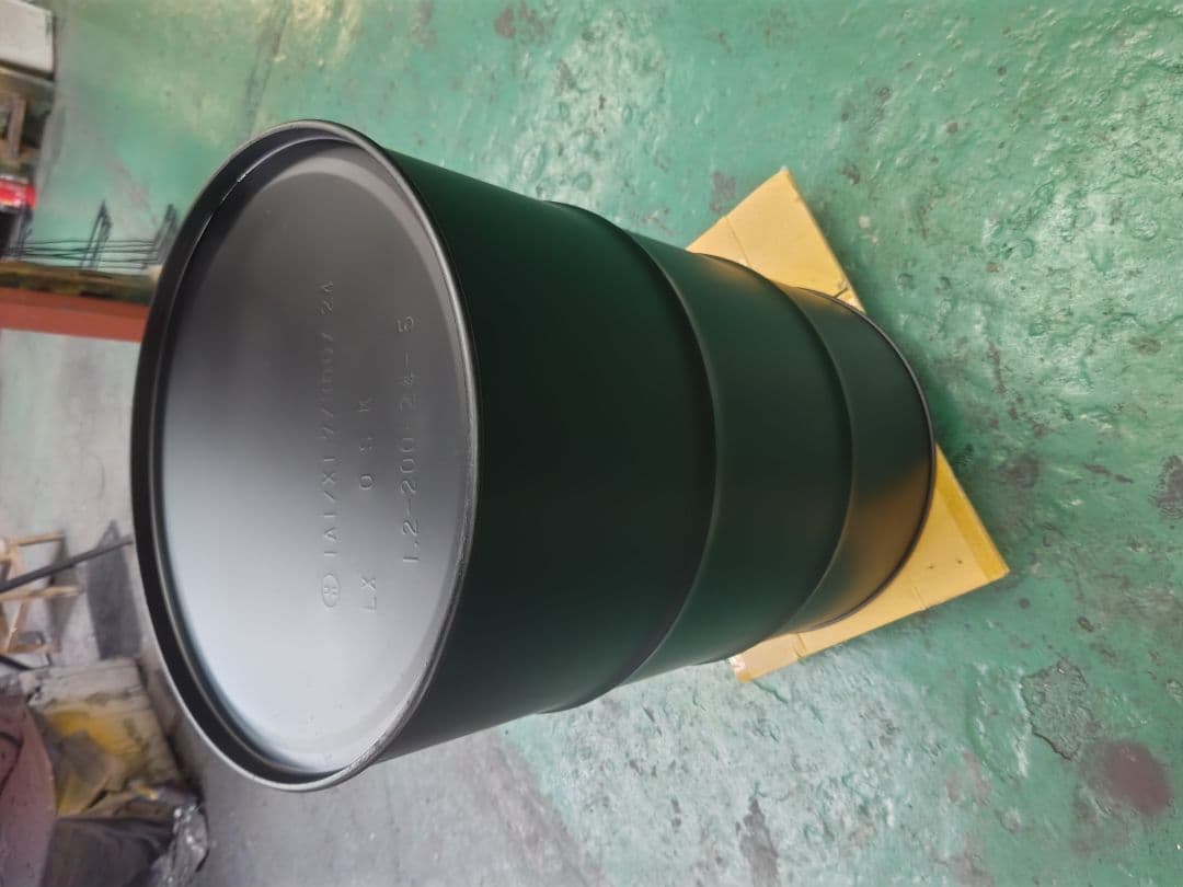 『世界に一つだけのドラム缶』マットブラック　金属製ドラム缶　リメイク