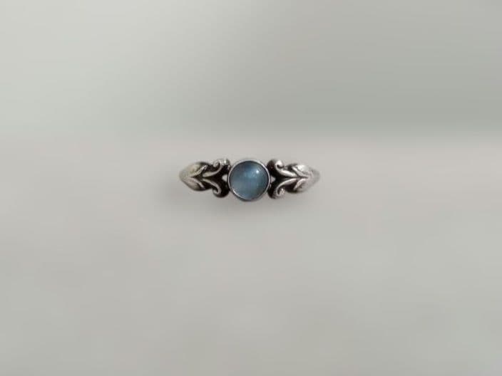 e  ジョージジェンセン リング ムーンストーン シルバー