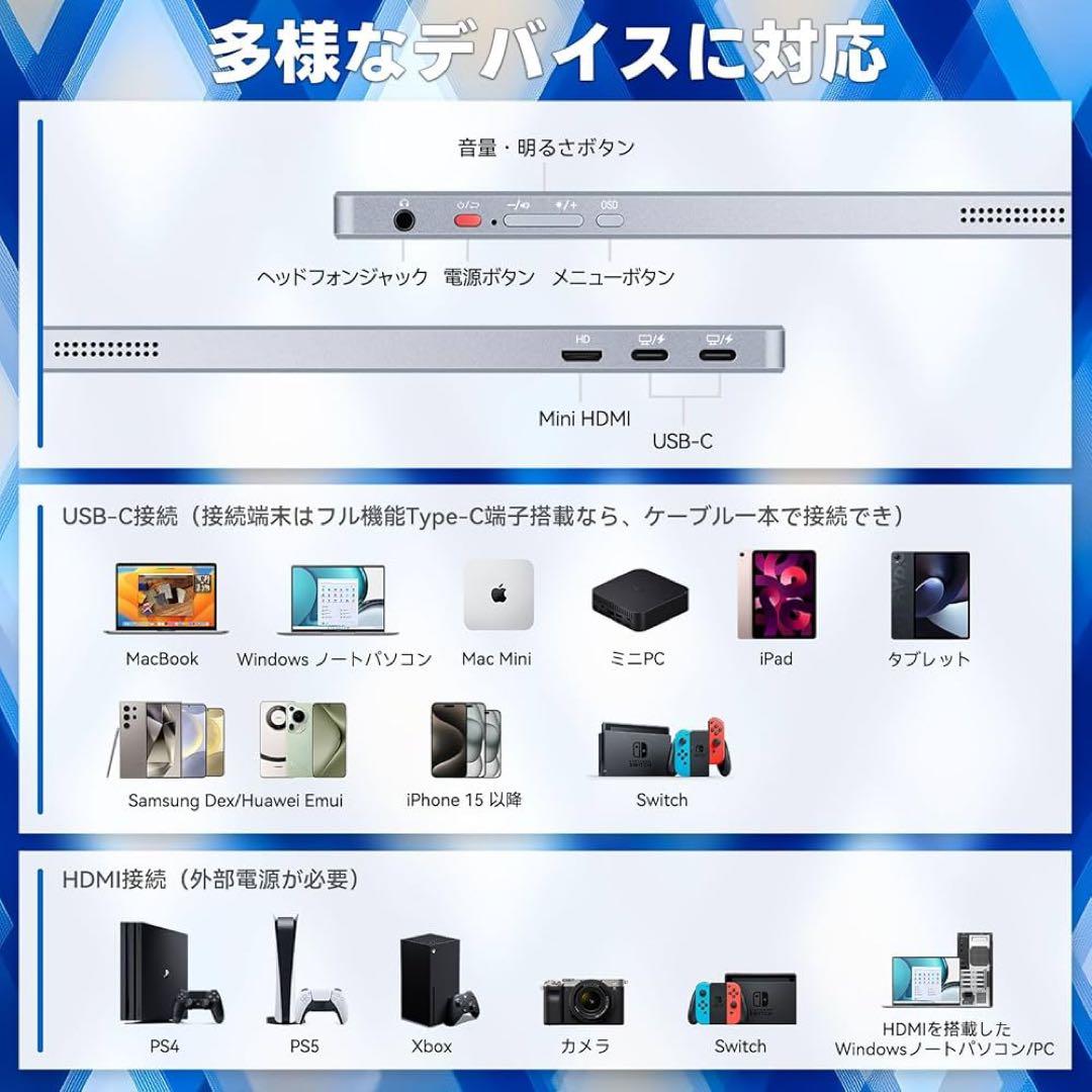 CASKING モバイルモニター 10.5インチ　新品未使用