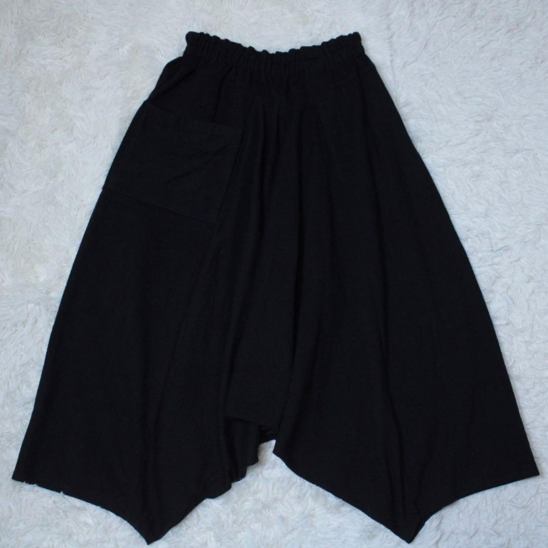 玉木新雌 tamaki niime タルンパンツ サルエル ブラック コットン