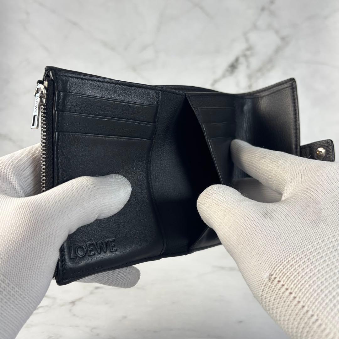 美品✨️LOEWE ロエベ 三つ折り財布 バーティカルウォレット 財布
