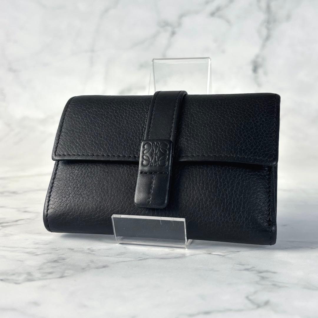 美品✨️LOEWE ロエベ 三つ折り財布 バーティカルウォレット 財布