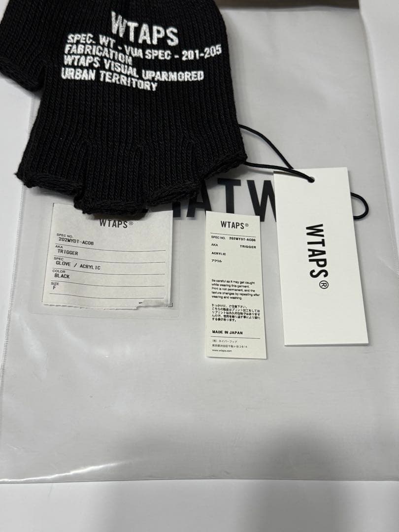 WTAPS フィンガーレスグローブBLACK 新品未使用