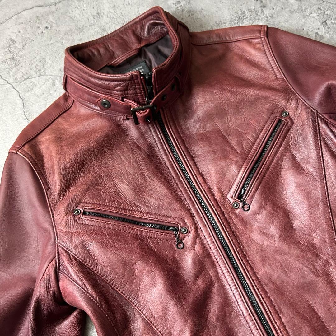 やぎ革 Lsize NICOLE CLUB FOR MEN レザージャケット