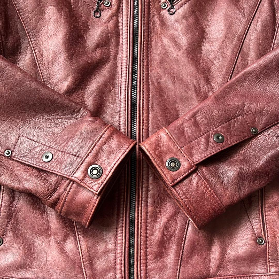 やぎ革 Lsize NICOLE CLUB FOR MEN レザージャケット