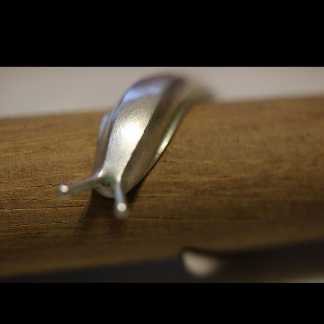 【最終値下げ】限定品　シルバーリング　ナメクジ　アトリエpuchuco　福田英生