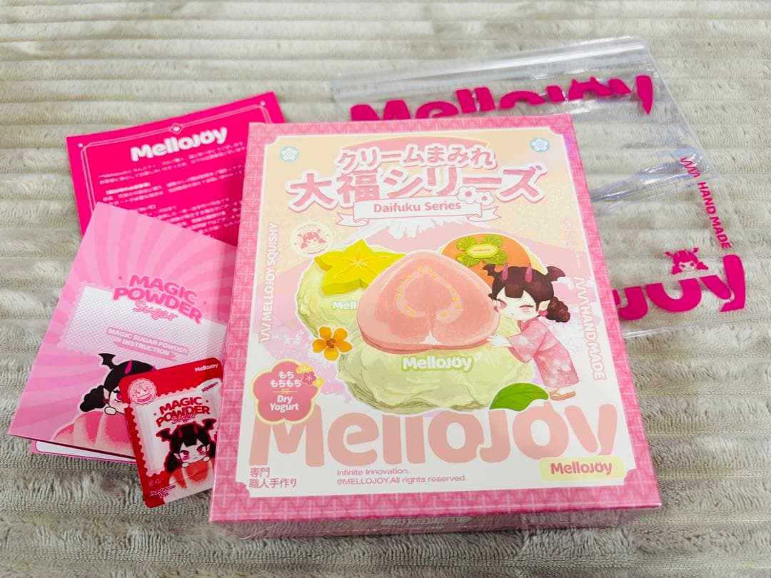 【新品未開封】Mellojoy スクイーズ 大福 シュリンク付き