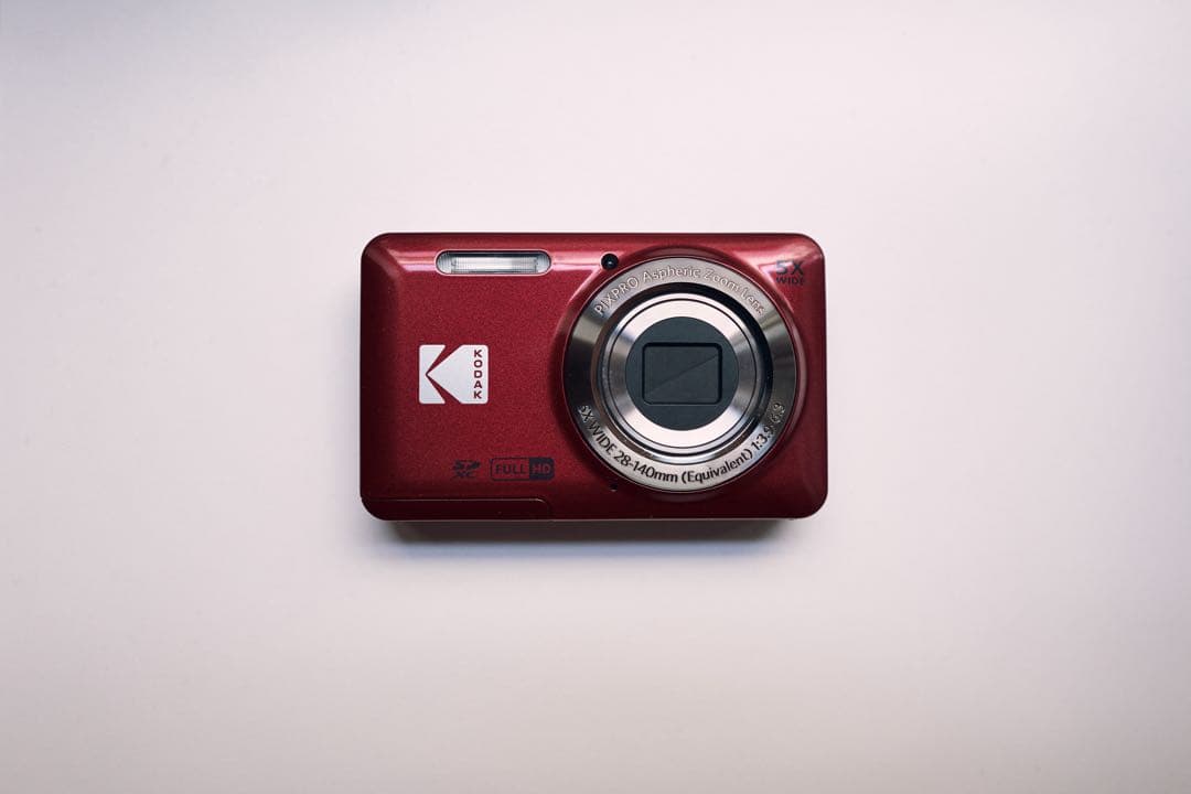 【中古美品】Kodak PIXPRO FZ55レッド