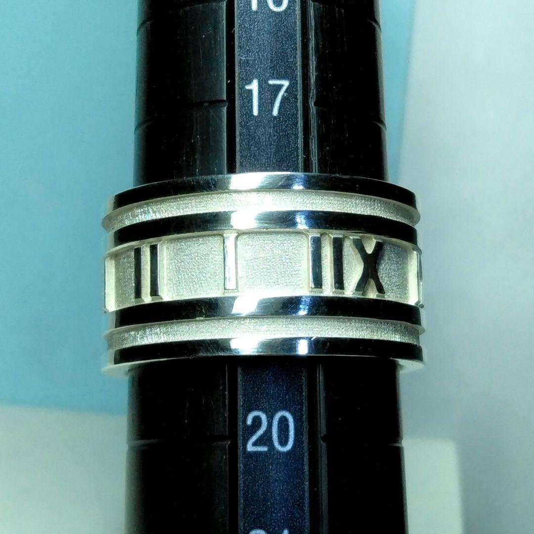 ティファニーアトラスワイドリング　19号　新品仕上げ　ほぼ無傷未使用に近い