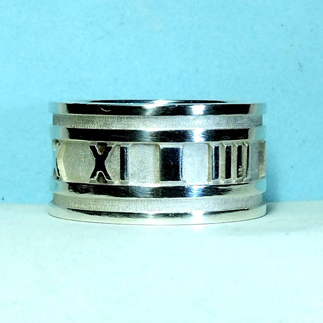 ティファニーアトラスワイドリング　19号　新品仕上げ　ほぼ無傷未使用に近い