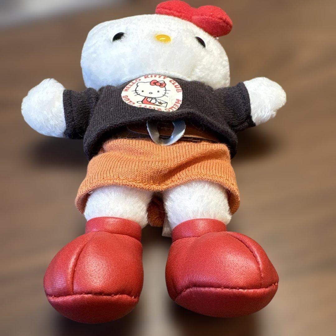 ハローキティ ぬいぐるみ キーチェーン付き　ハローキティクラブ
