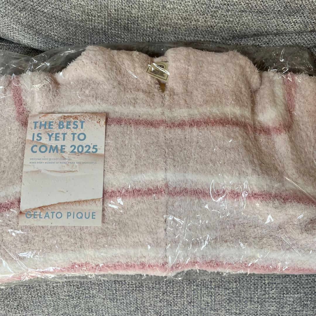 【即日発送可能！】GELATO PIQUE ピンクストライプ ルームウェアセット