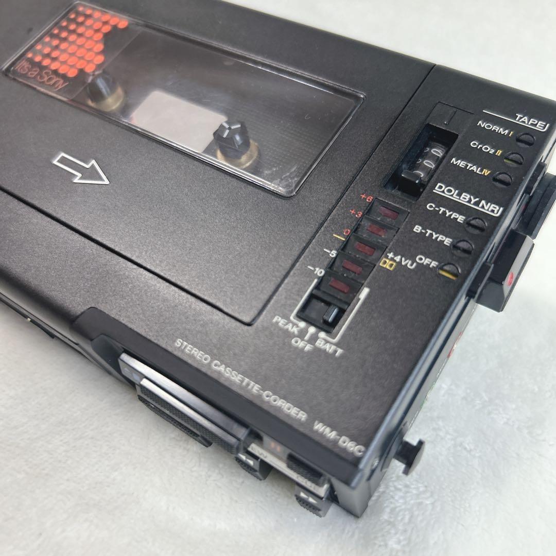 希少✨美品✨ 動作品　SONY WALKMAN WM-D6C カセットプレーヤー