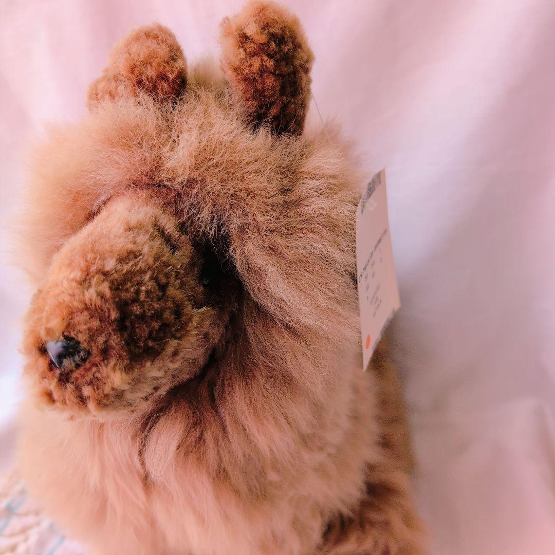 アルパカ100%　ぬいぐるみ　新品タグ付　アニマル　犬　ラマ