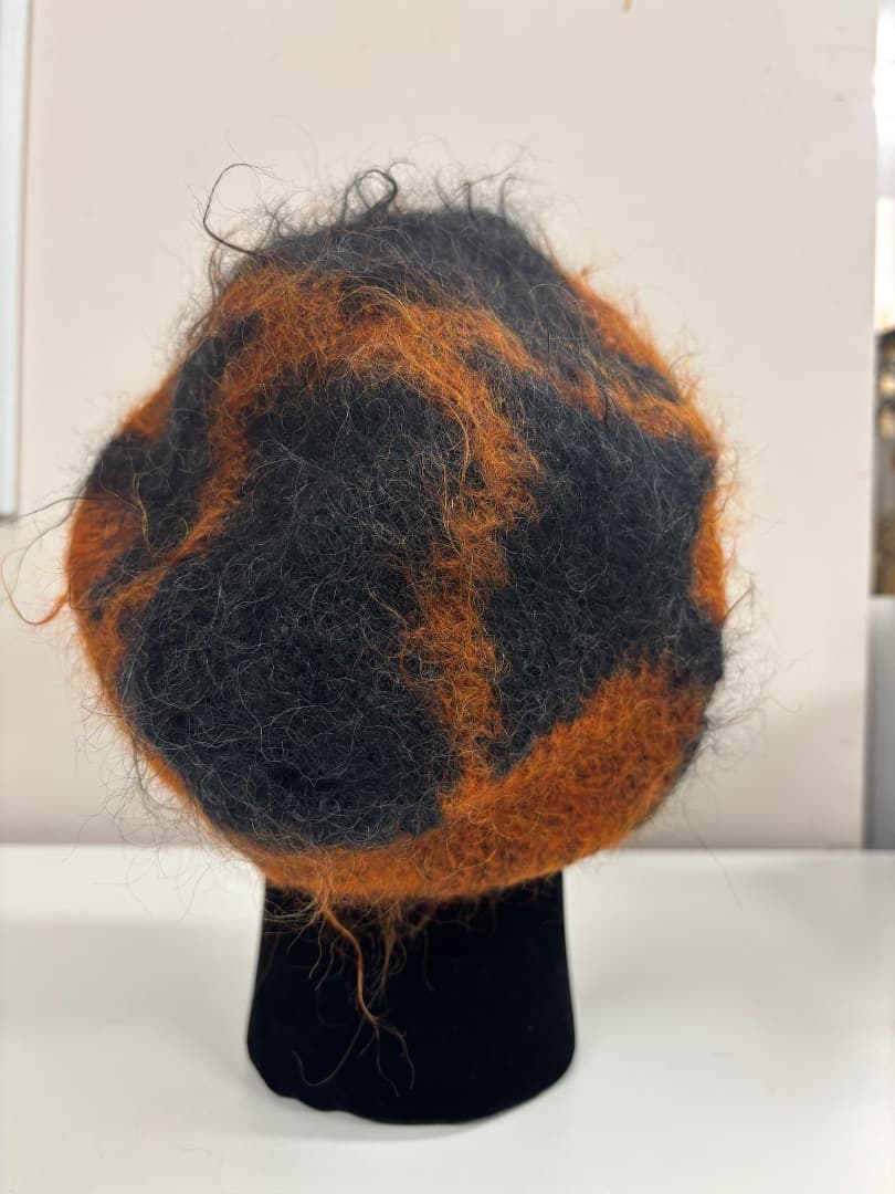 希少UNDERCOVER チェリー柄 モヘア ニット帽 アンダーカバーアーカイブ