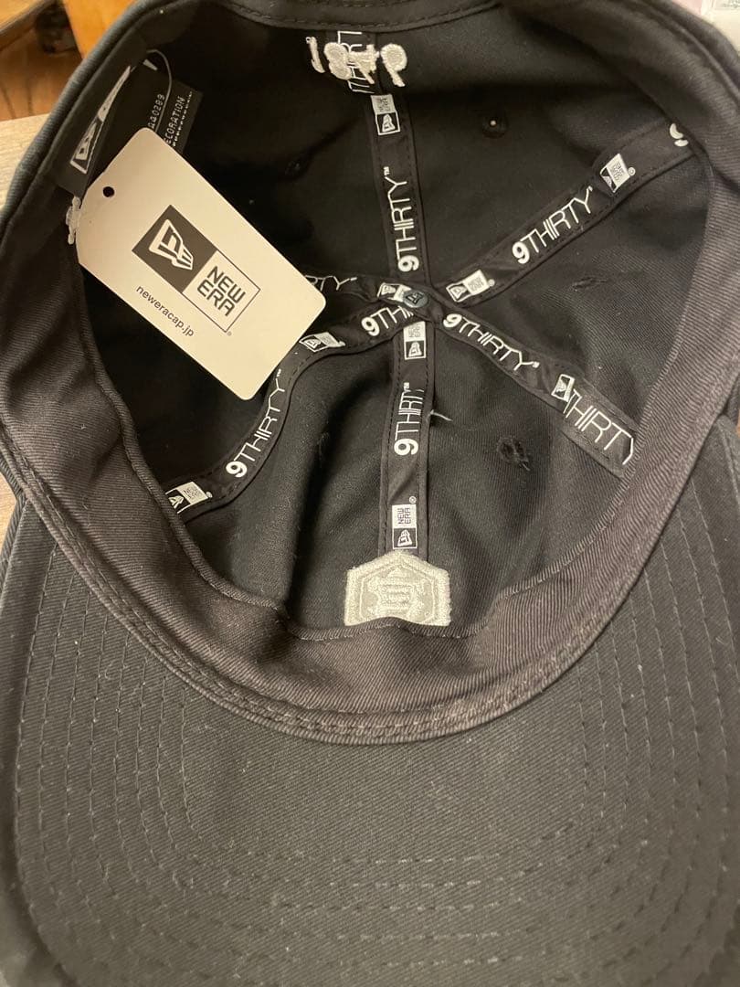 レア　金宮　NEW ERA 9THIRTY ブラック キャップ