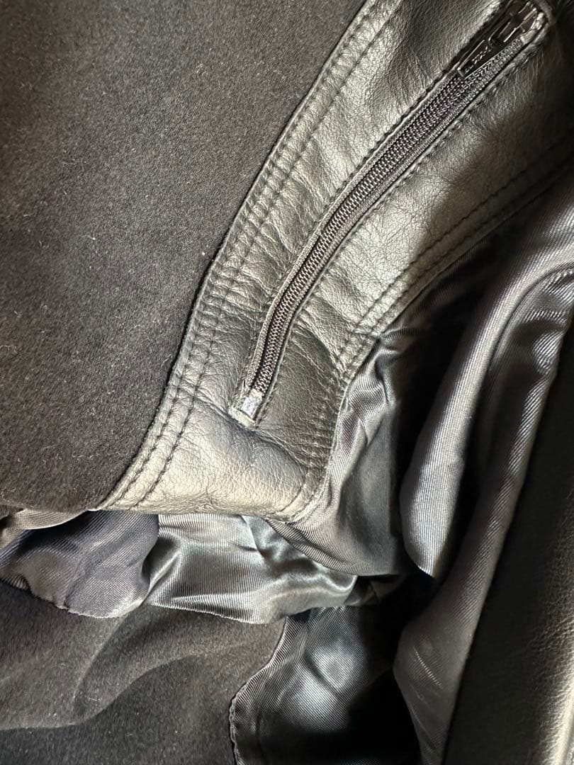 吉*郎様 ★実物★デッドストック★ドイツ連邦州警察★ライダース・レザージャケット